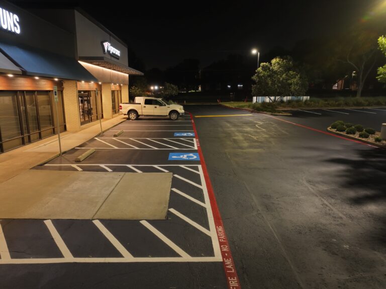 How Does Parking Lot Striping Improve Traffic Flow?