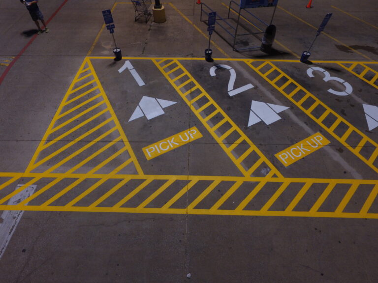 What Are the Dimensions for Parking Lot Striping In Dallas?