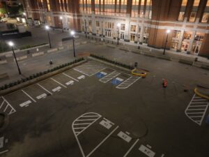 American Airlines Center Parking Lot Striping Project