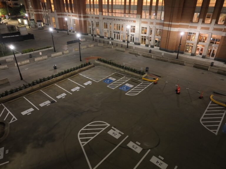 American Airlines Center Parking Lot Striping Project