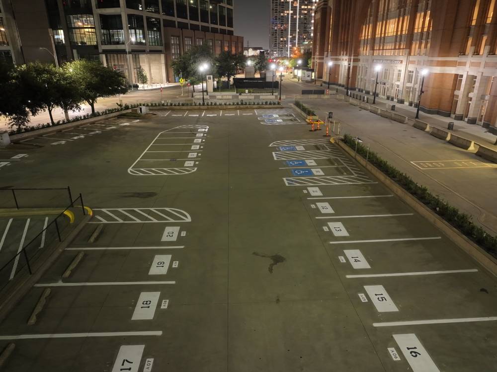 parking lot re-striping 