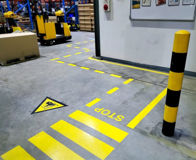 Can Fort Worth Warehouse Striping Enhance Safety?  HTML view Note